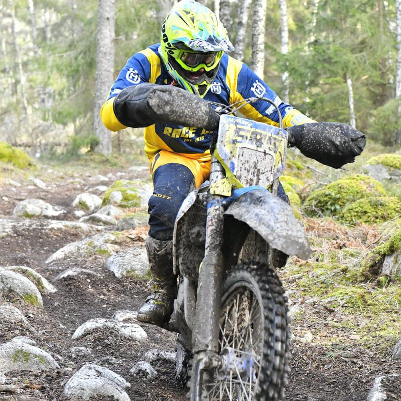 Martin Rapp stenar i skogen
